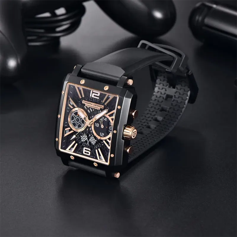 Pagani Design Racing Series Black Dial Men's Watch- PD-1725
